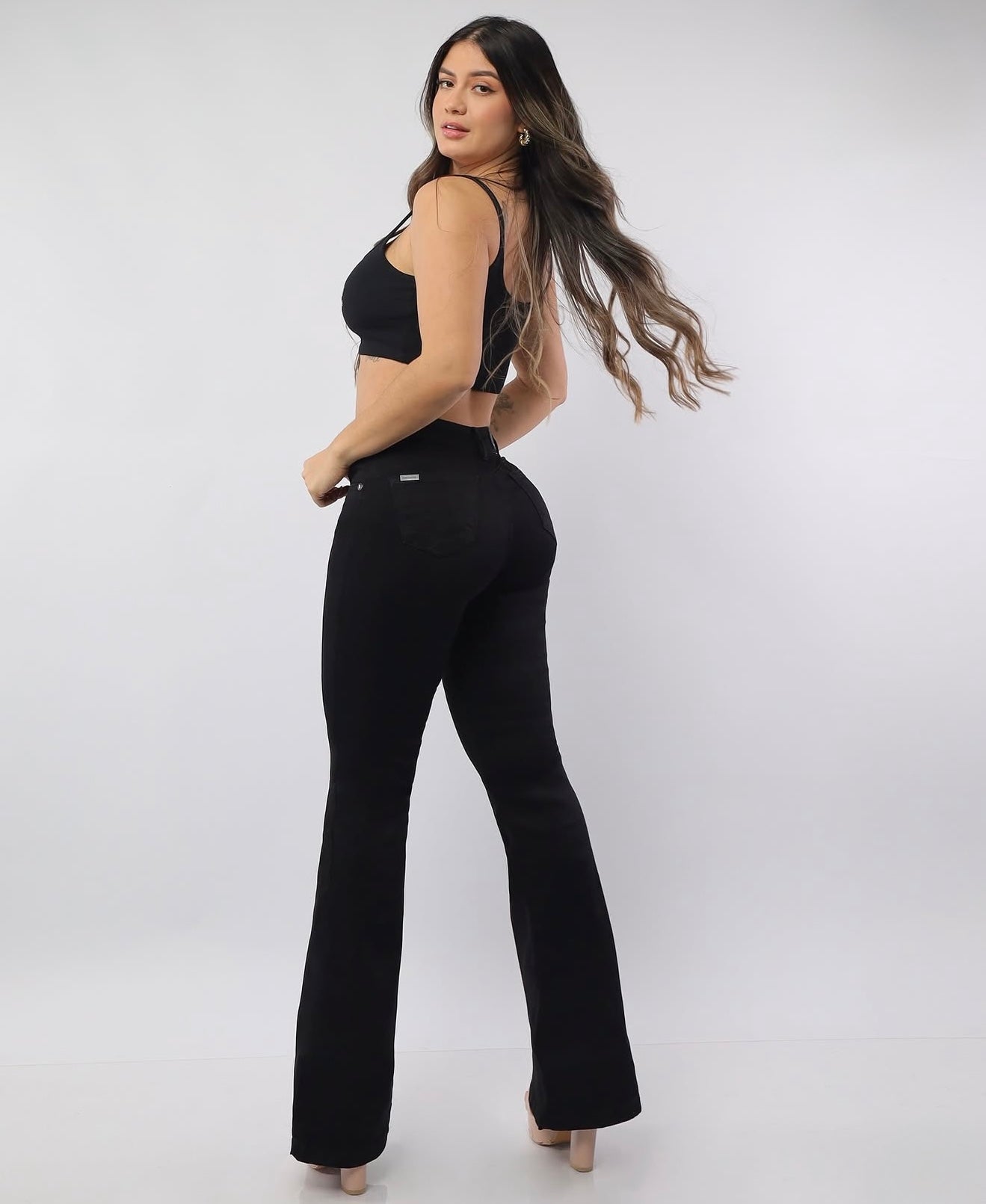 FLARED SOFÍA NEGRO